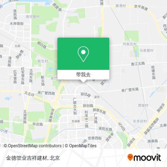 金德管业吉祥建材地图