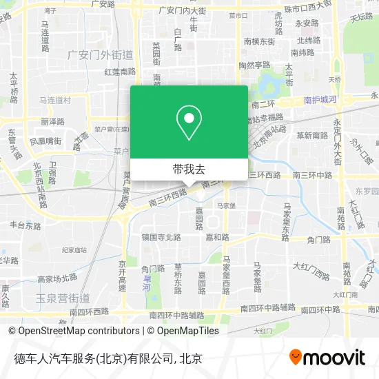 德车人汽车服务(北京)有限公司地图