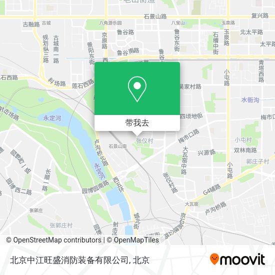 北京中江旺盛消防装备有限公司地图