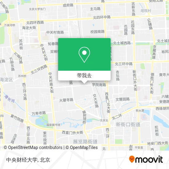 中央财经大学地图