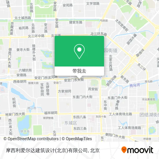 摩西利爱尔达建筑设计(北京)有限公司地图