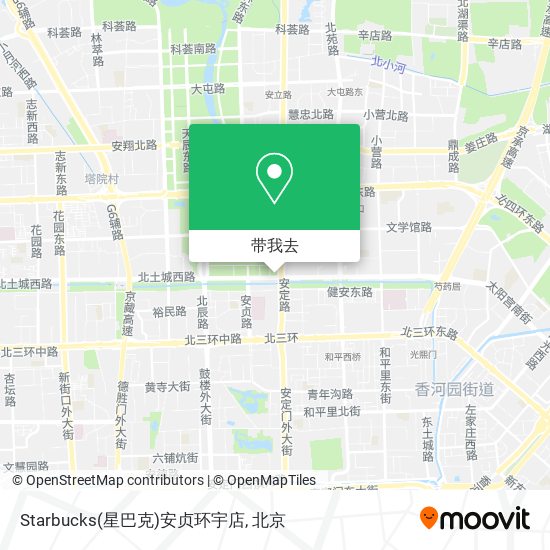 Starbucks(星巴克)安贞环宇店地图