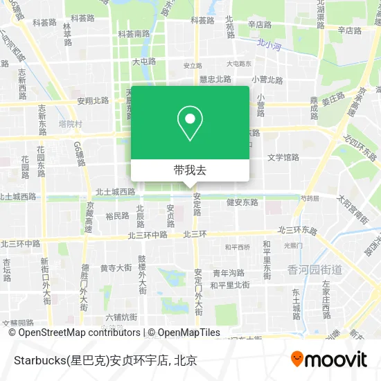 Starbucks(星巴克)安贞环宇店地图
