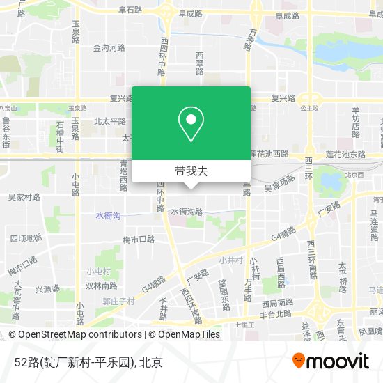 52路(靛厂新村-平乐园)地图