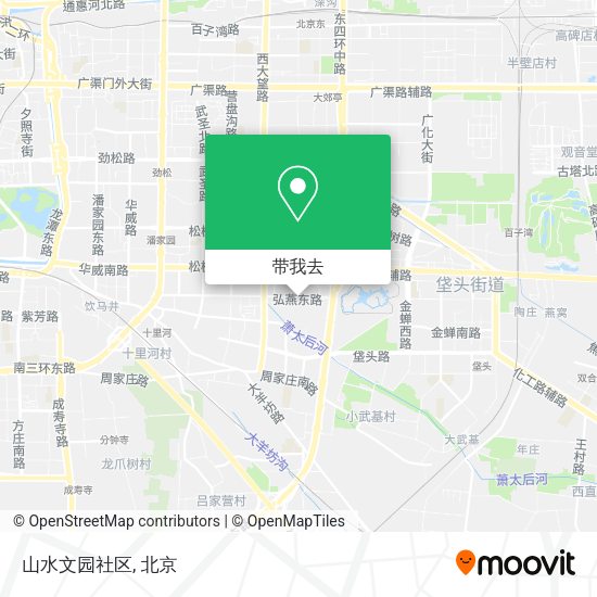 山水文园社区地图