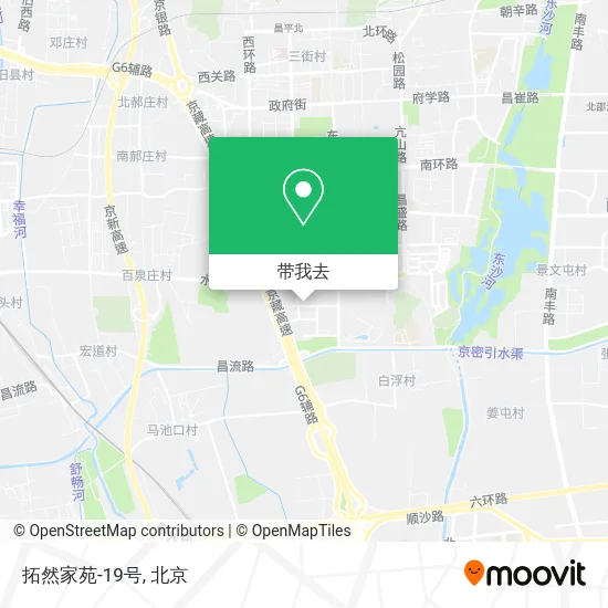 拓然家苑-19号地图