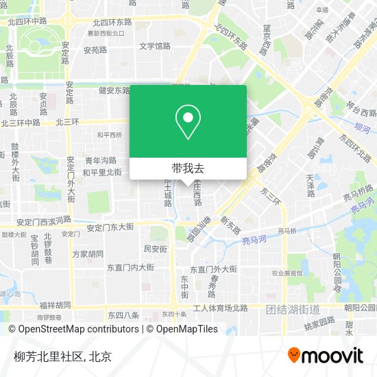 柳芳北里社区地图