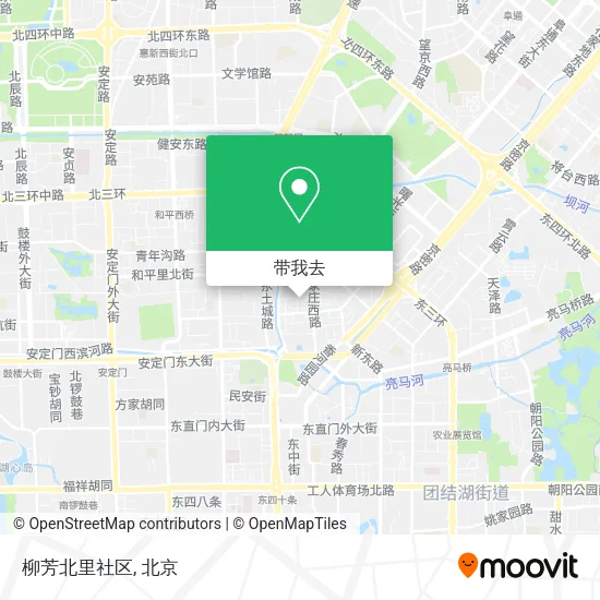柳芳北里社区地图