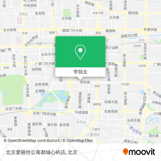 北京爱丽丝公寓都城心屿店地图
