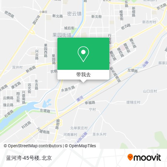 蓝河湾-45号楼地图