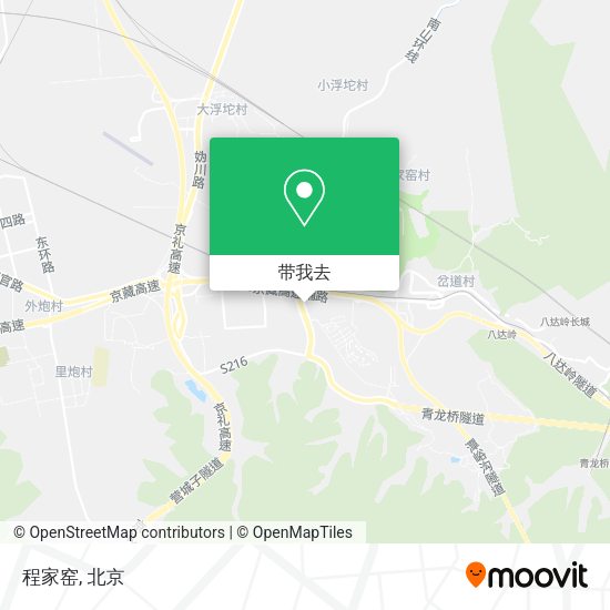 程家窑地图