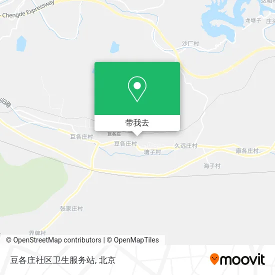 豆各庄社区卫生服务站地图