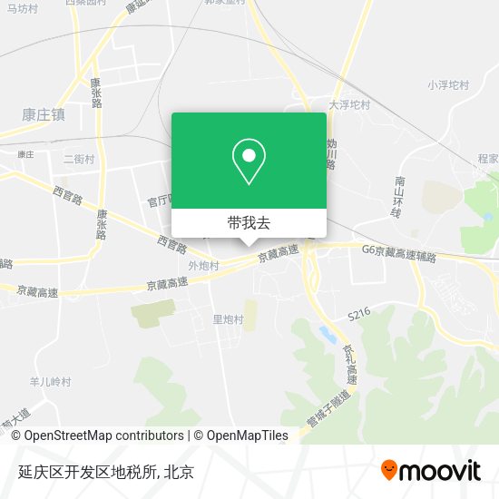 延庆区开发区地税所地图