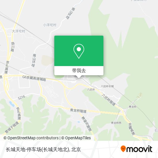 长城天地-停车场(长城天地北)地图