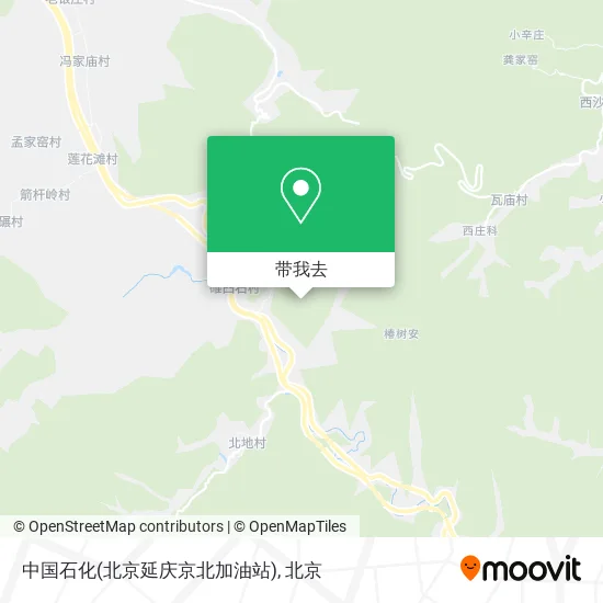中国石化(北京延庆京北加油站)地图