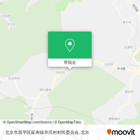 北京市昌平区延寿镇辛庄村村民委员会地图