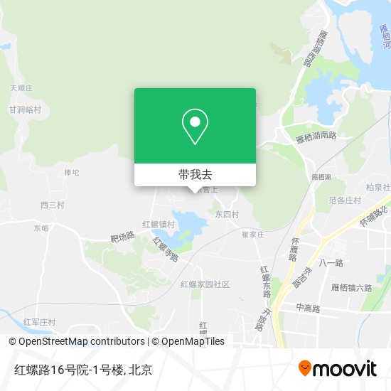 红螺路16号院-1号楼地图