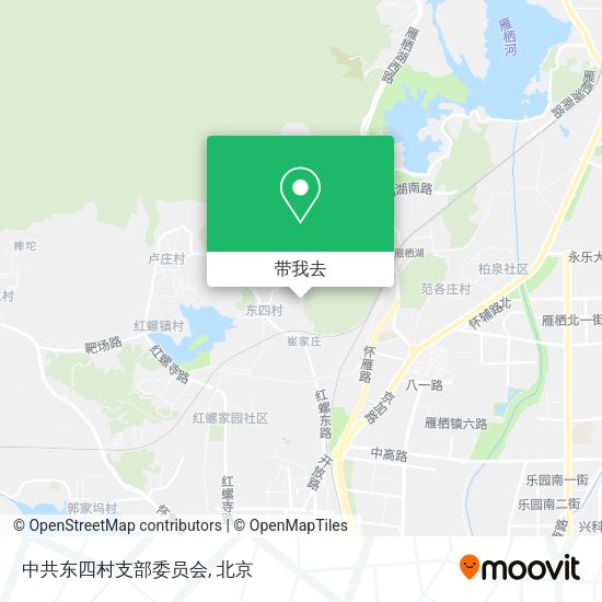 中共东四村支部委员会地图