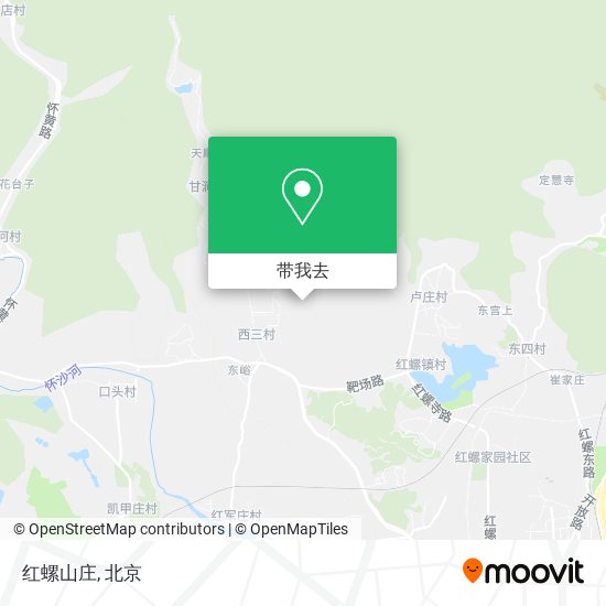 红螺山庄地图