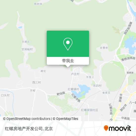 红螺房地产开发公司地图