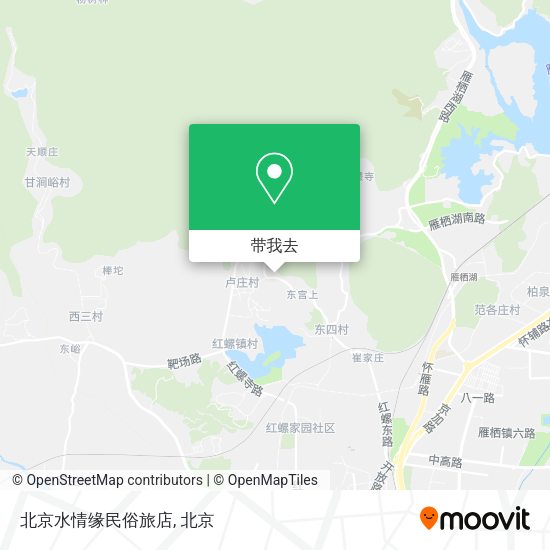 北京水情缘民俗旅店地图