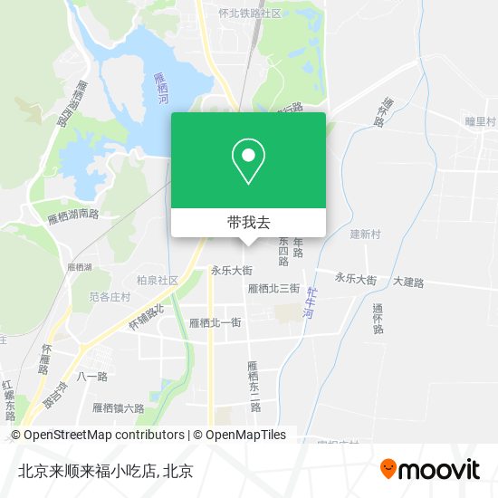 北京来顺来福小吃店地图