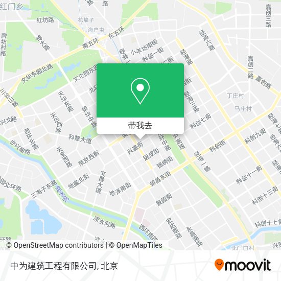中为建筑工程有限公司地图