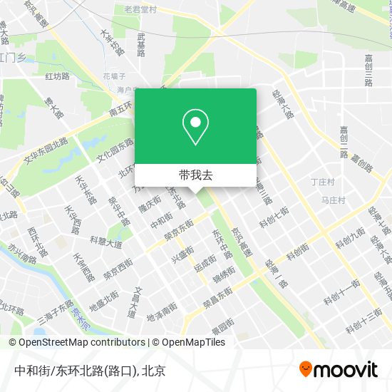 中和街/东环北路(路口)地图