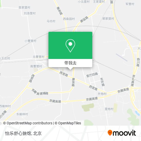 怡乐舒心旅馆地图
