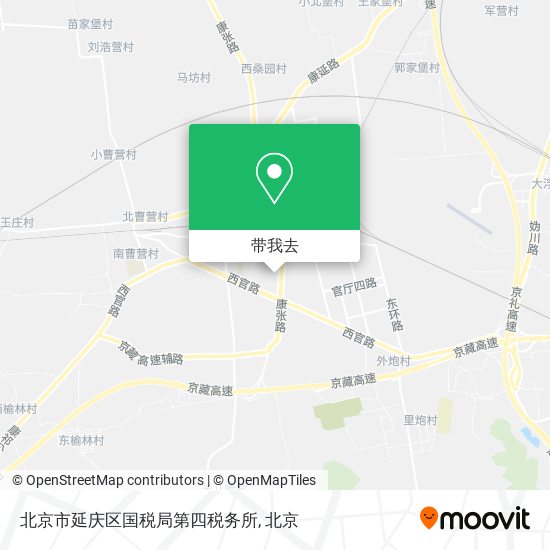 北京市延庆区国税局第四税务所地图