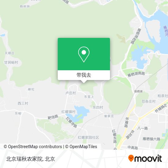 北京瑞秋农家院地图