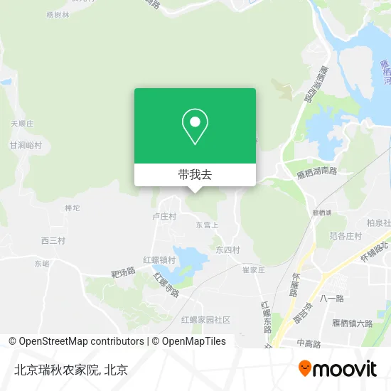 北京瑞秋农家院地图