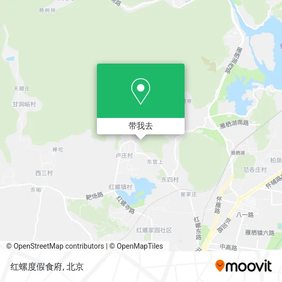 红螺度假食府地图