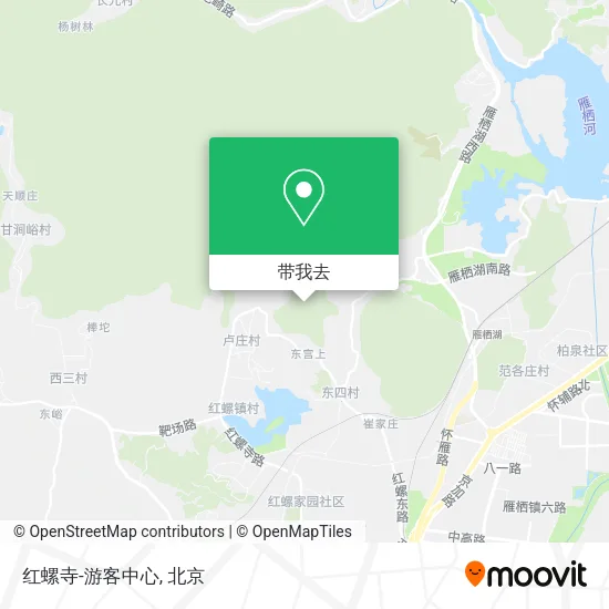 红螺寺-游客中心地图