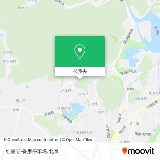 红螺寺-备用停车场地图