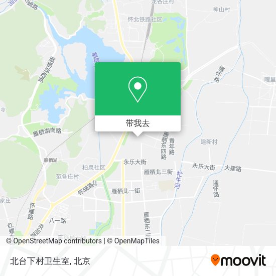 北台下村卫生室地图