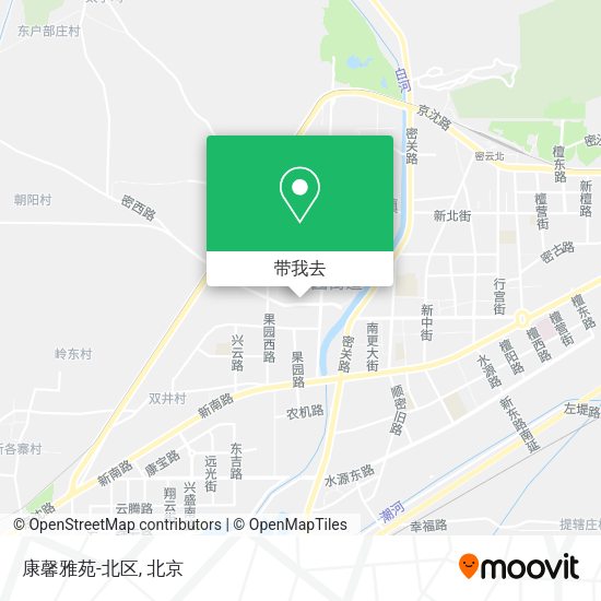 康馨雅苑-北区地图
