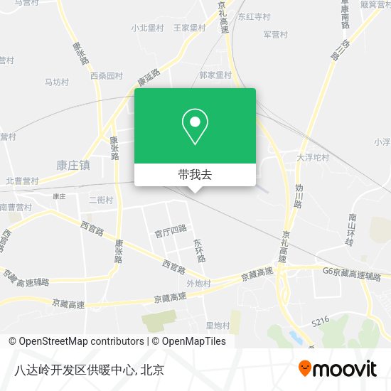 八达岭开发区供暖中心地图