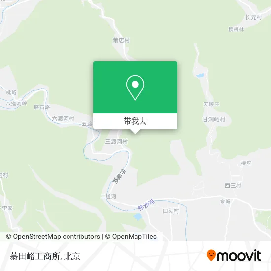 慕田峪工商所地图