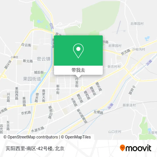 宾阳西里-南区-42号楼地图