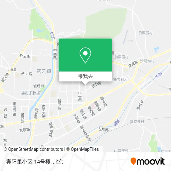 宾阳里小区-14号楼地图