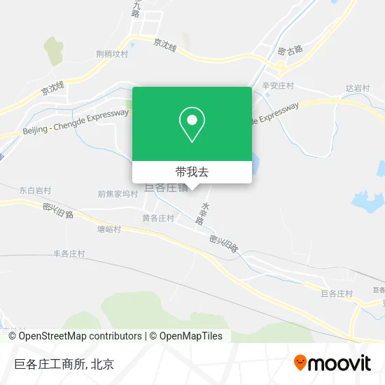 巨各庄工商所地图