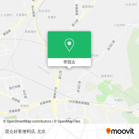 昆仑好客便利店地图