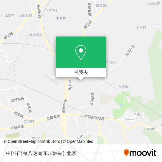 中国石油(八达岭东加油站)地图