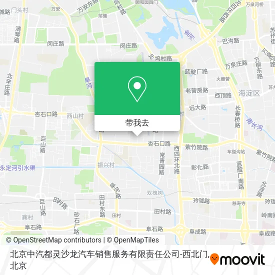 北京中汽都灵沙龙汽车销售服务有限责任公司-西北门地图