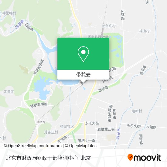 北京市财政局财政干部培训中心地图