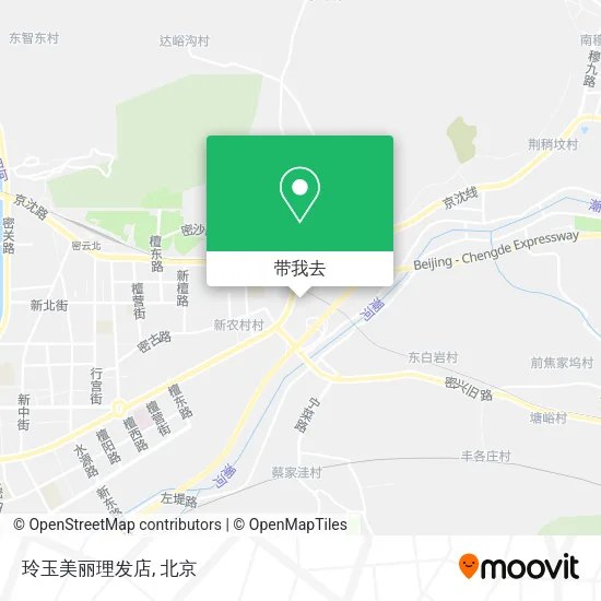 玲玉美丽理发店地图