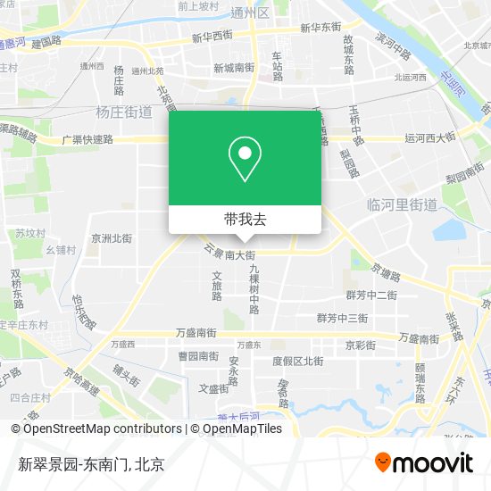 新翠景园-东南门地图