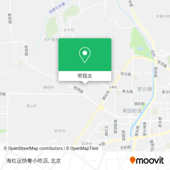 海红运快餐小吃店地图