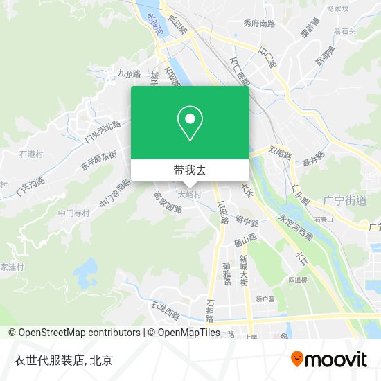 衣世代服装店地图